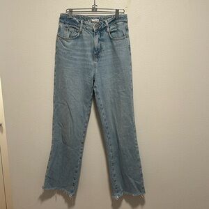 Zara High Waisted Straight Leg size 4